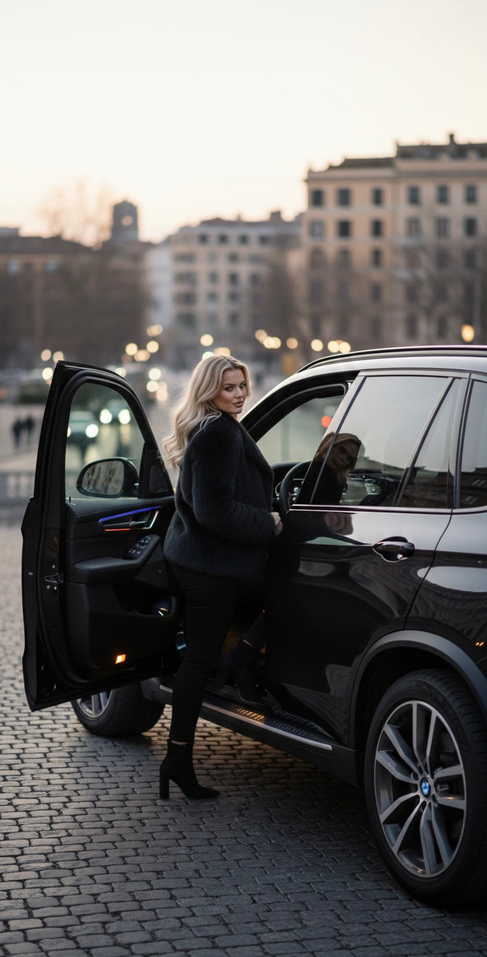 Urban Essentials Luxe Faux Fur Jacket – Black