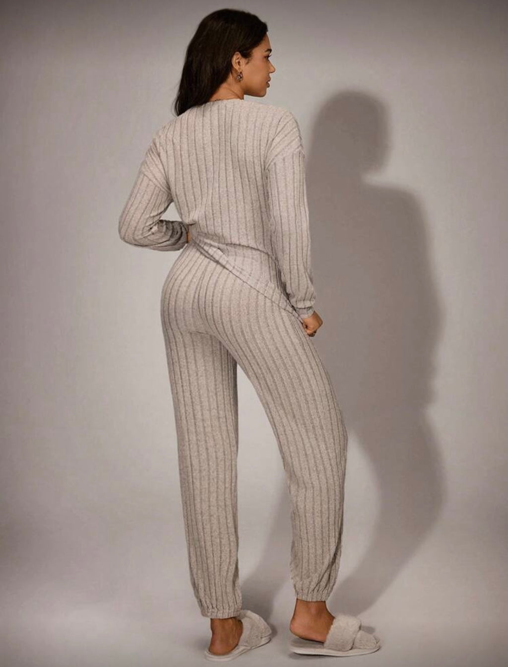 Ribbed Cozy Lounge Set – 2-Piece