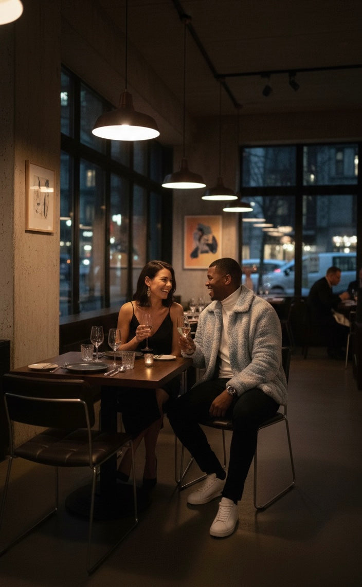 Urban Essentials Cloud Fur Jacket – Blue Edition